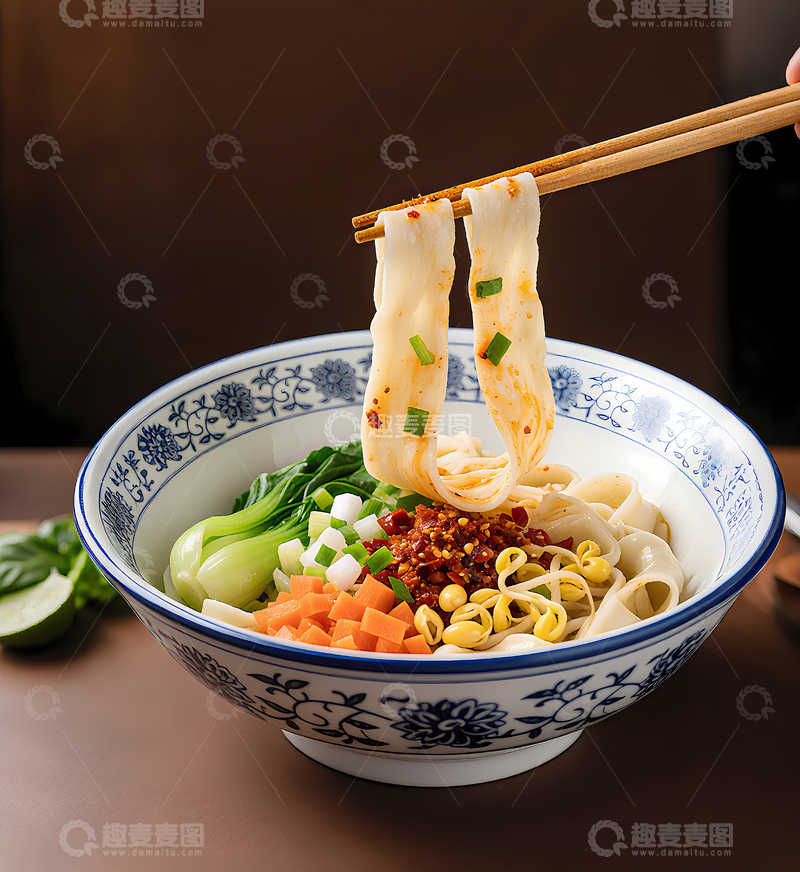 油泼面摄影图片5