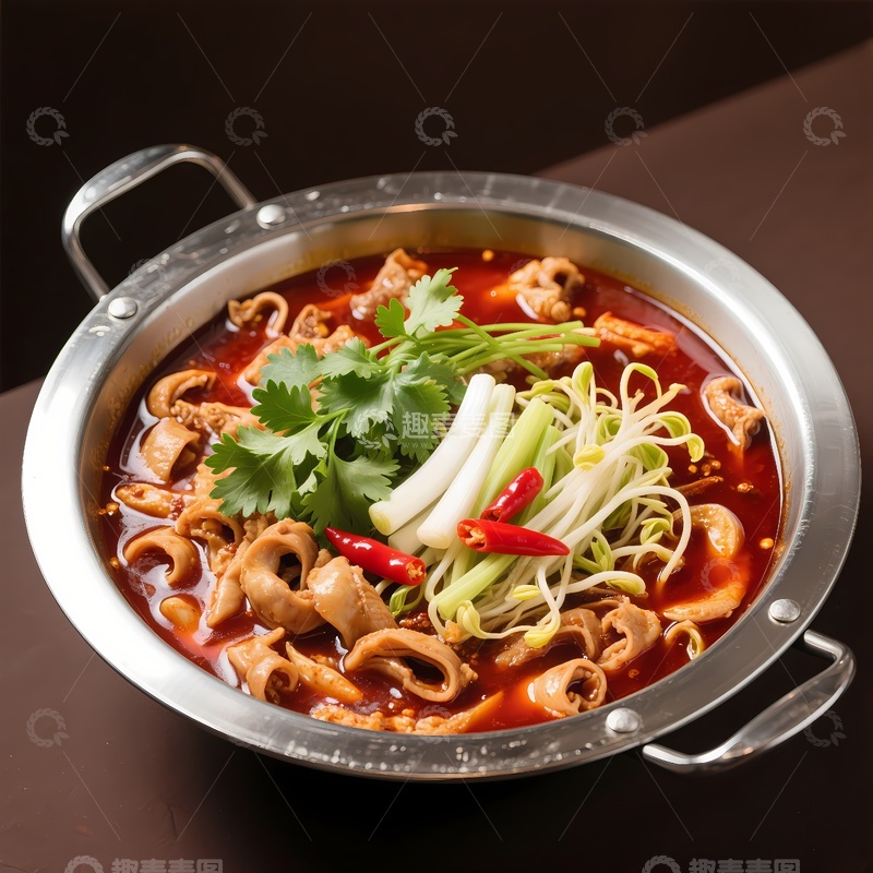 高清大图下载【趣麦麦图】肥肠火锅图片