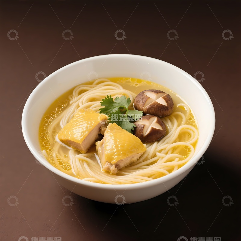 高清大图下载【趣麦麦图】鸡汤面图片摄影2