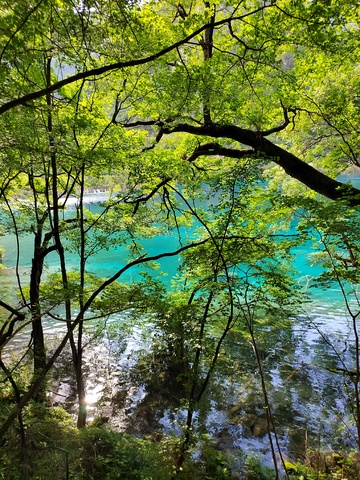 九寨沟灾后重建湖泊