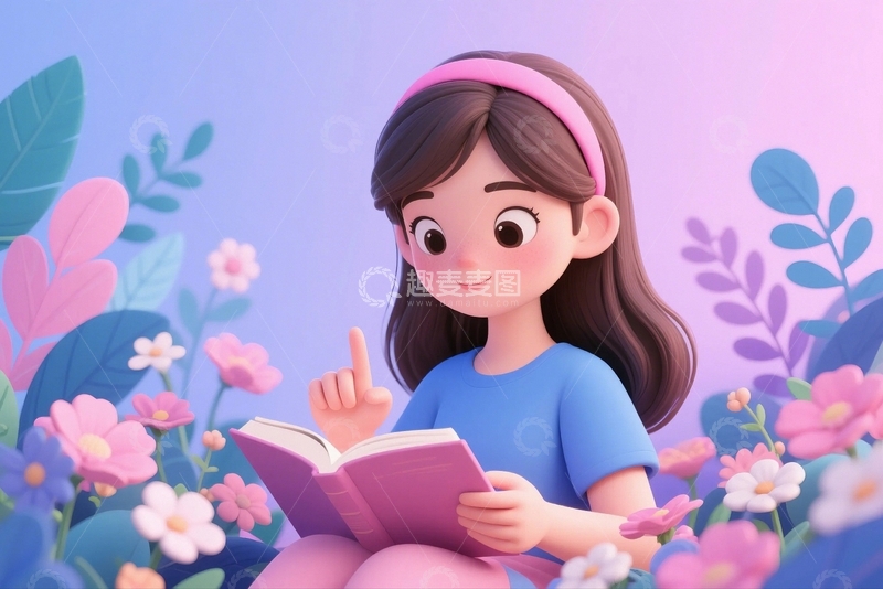 高清大图下载【趣麦麦图】卡通儿童人物3