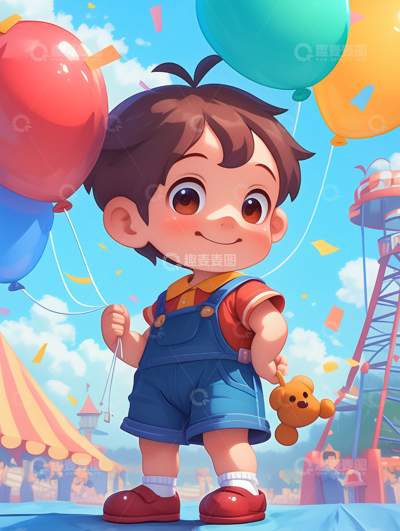 高清大图下载【趣麦麦图】六一儿童节海报素材59