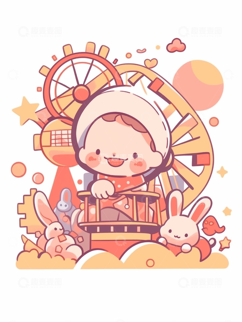 高清大图下载【趣麦麦图】六一儿童节海报素材17