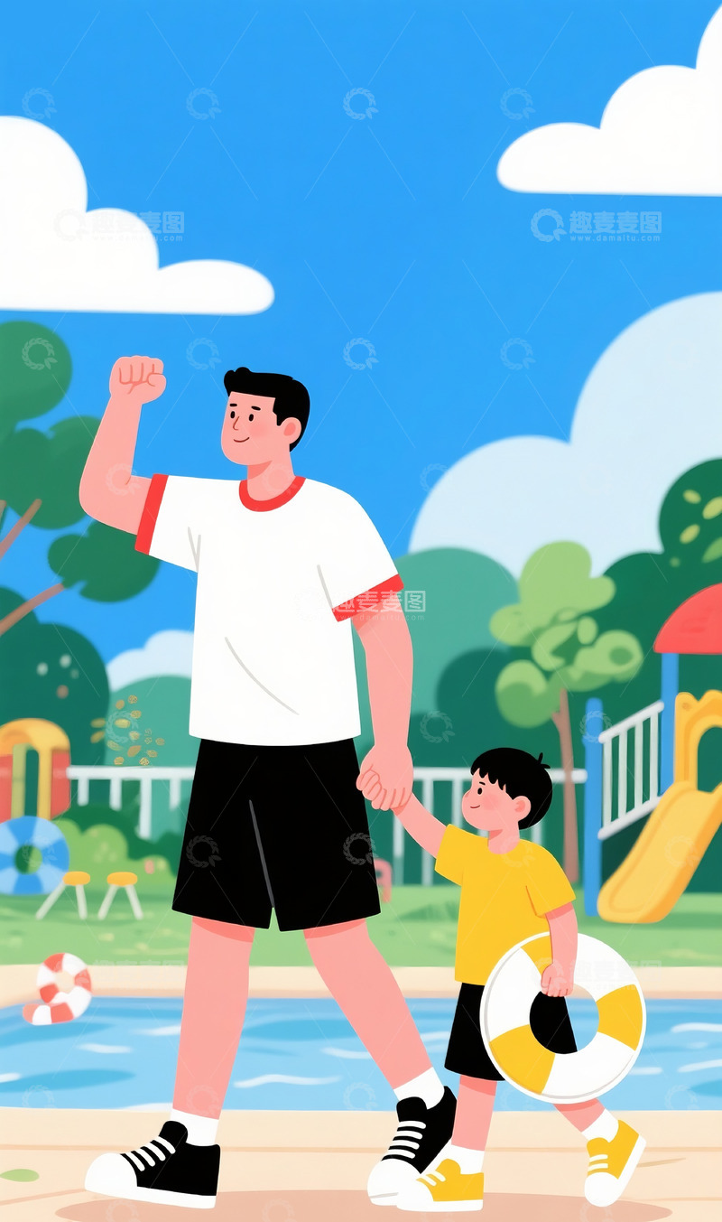 高清大图下载【趣麦麦图】父亲节素材12