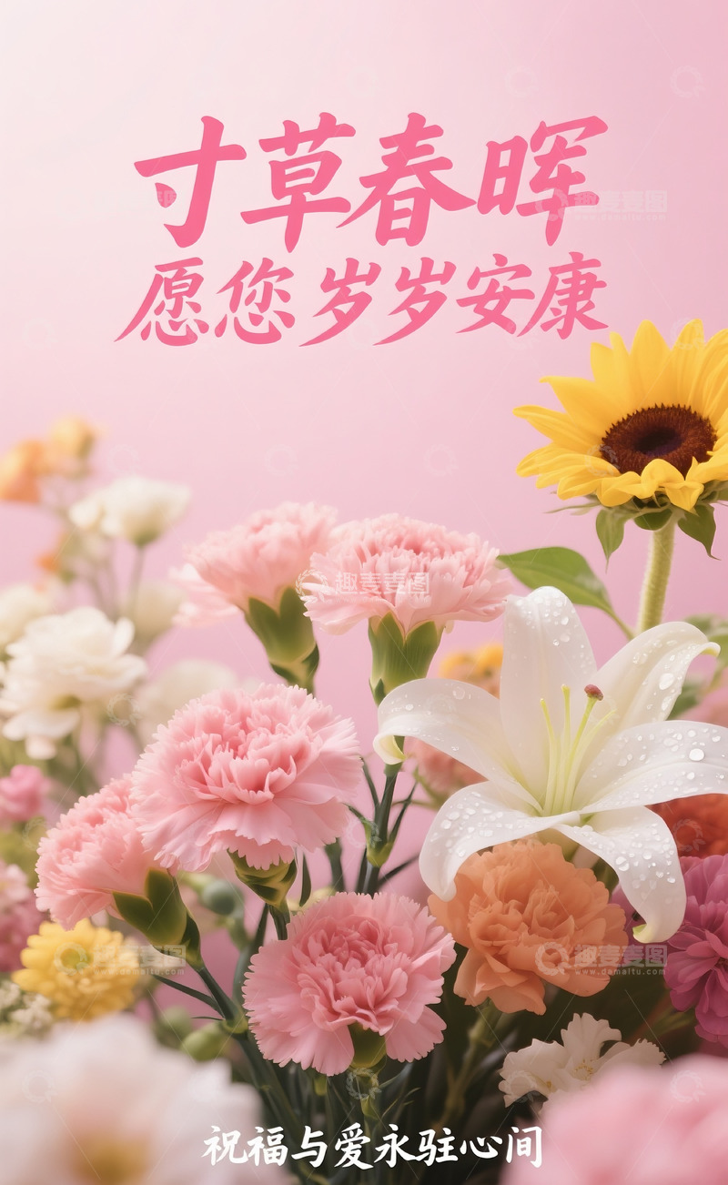 高清大图下载【趣麦麦图】母亲节海报37