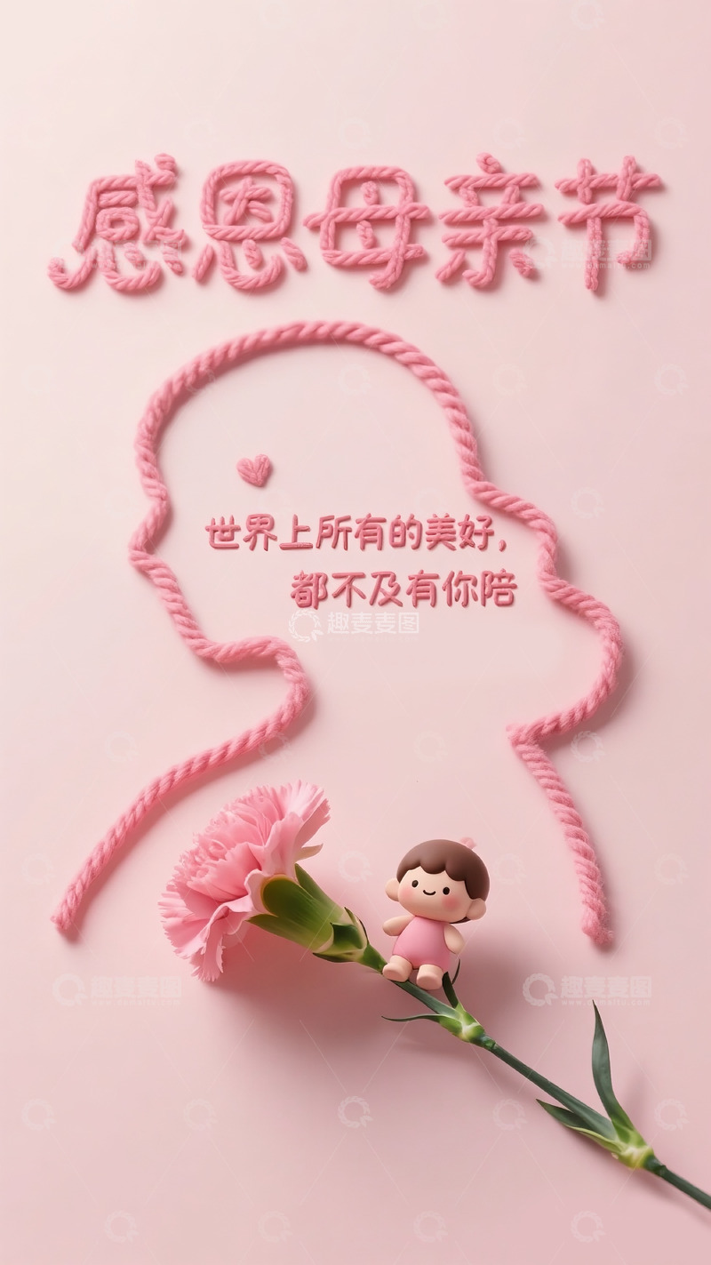 高清大图下载【趣麦麦图】母亲节海报47