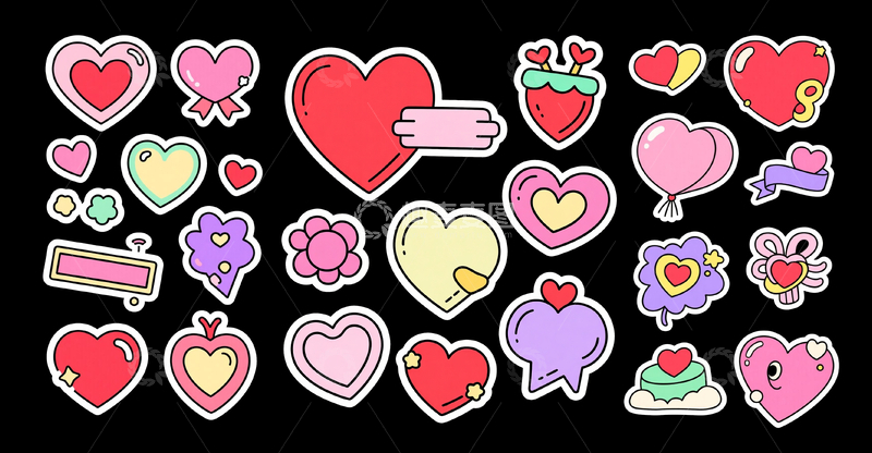 情人节可爱装饰元素2