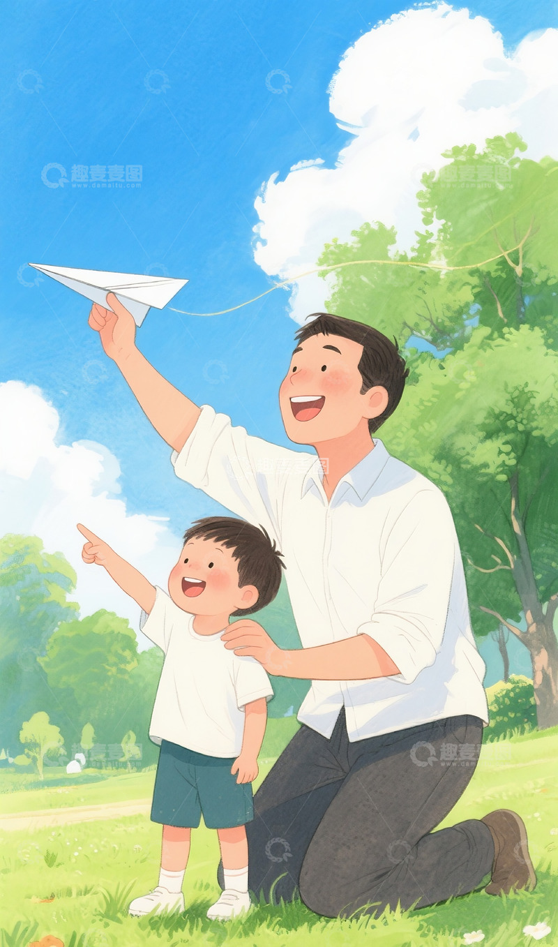 高清大图下载【趣麦麦图】父亲节素材16