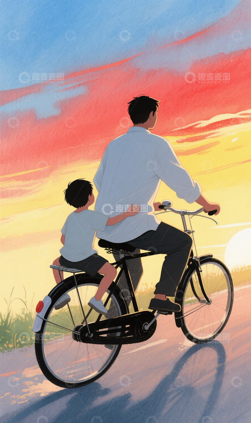 高清大图下载【趣麦麦图】父亲节素材8