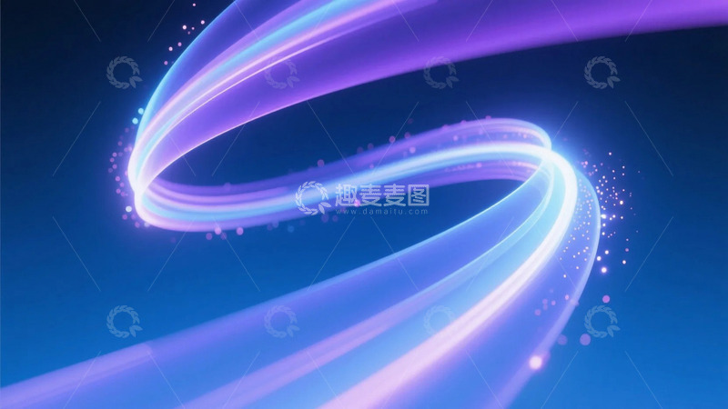 高清大图下载【趣麦麦图】科技光线光晕背景3