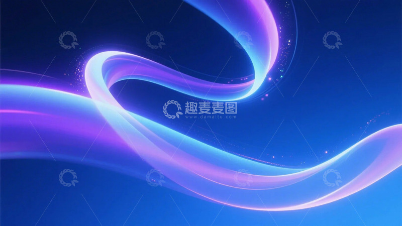 高清大图下载【趣麦麦图】科技光线光晕背景