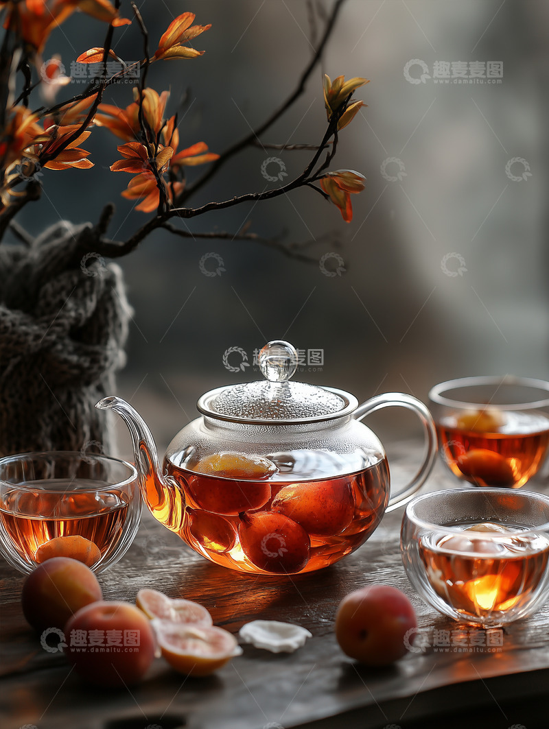 高清大图下载【趣麦麦图】水果茶热饮9