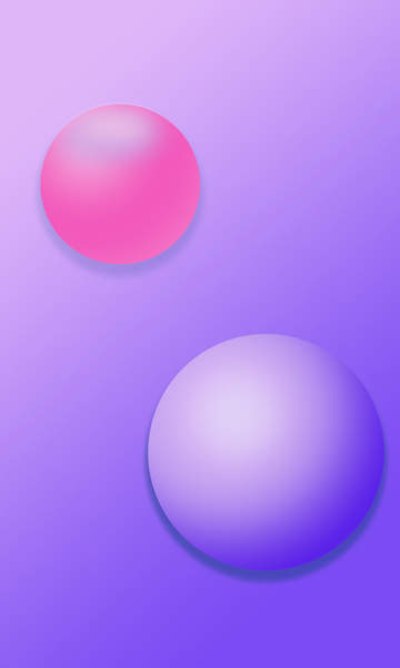 粉紫色梦幻小球