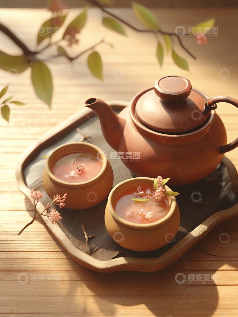 高清大图下载【趣麦麦图】水果茶热饮7