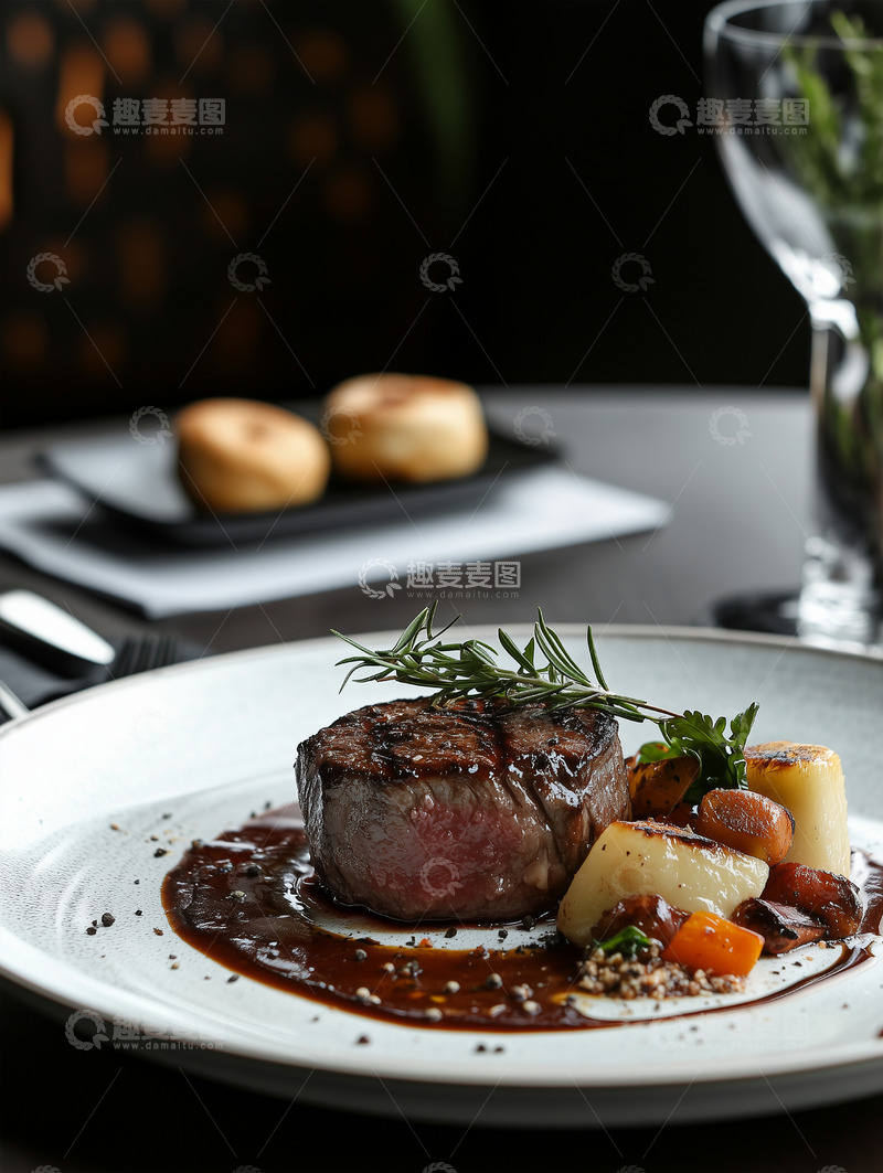 高清大图下载【趣麦麦图】美食篇&mdash;&mdash;牛排14
