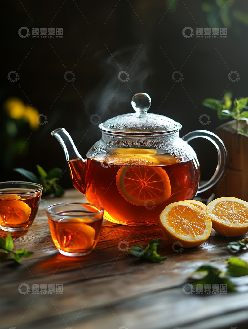 高清大图下载【趣麦麦图】水果茶热饮6