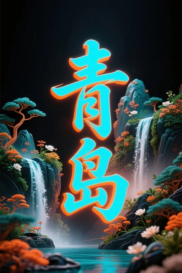 青岛地标字体设计3