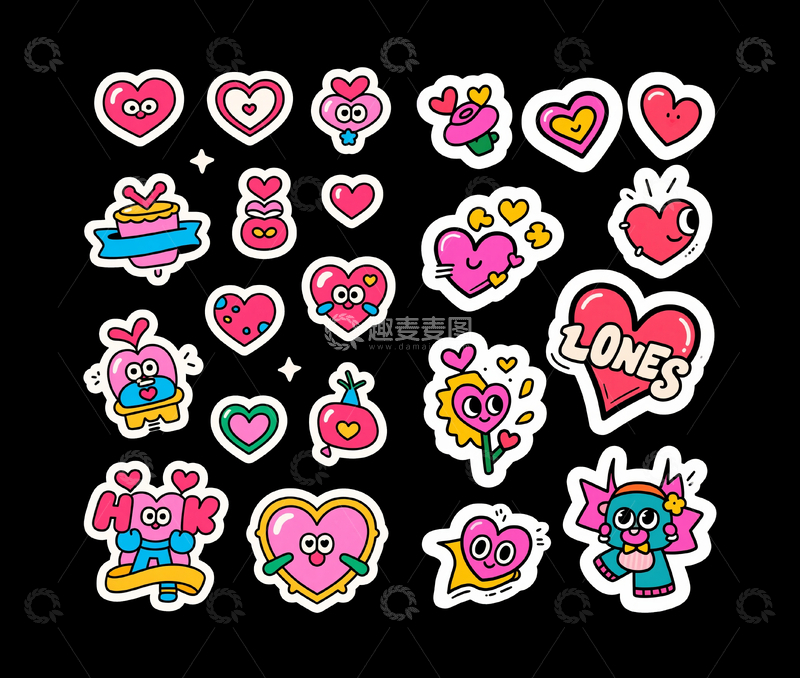 情人节装饰元素1