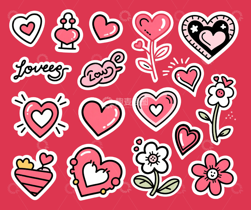 情人节装饰元素3