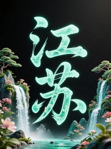 江苏地标字体设计1