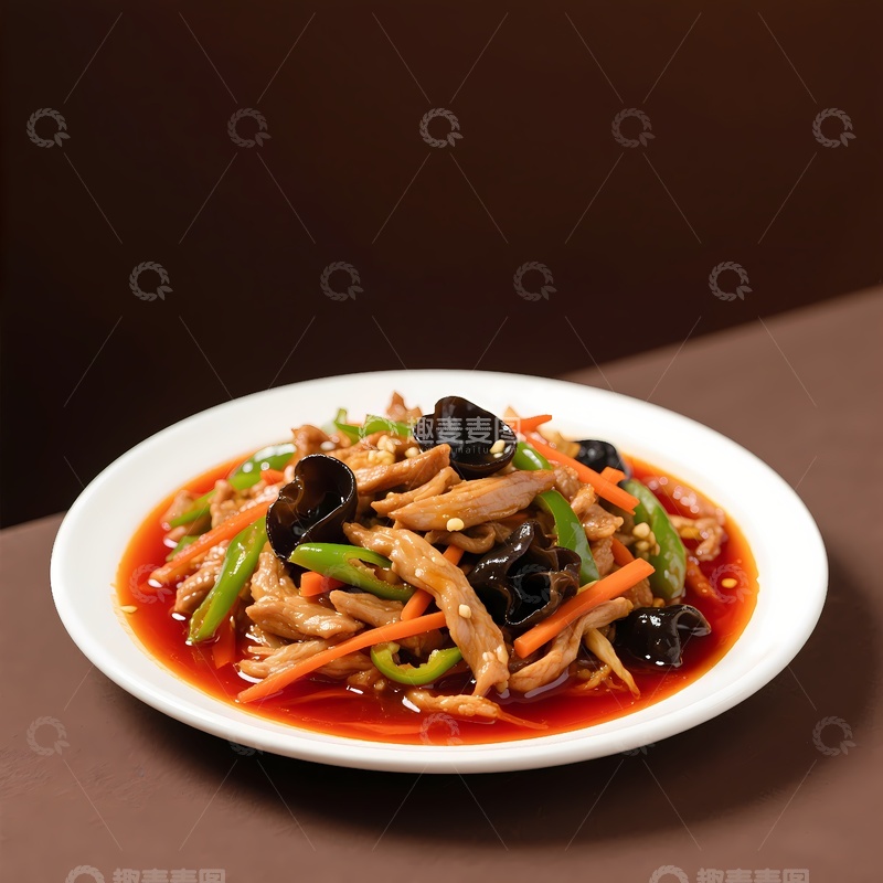 高清大图下载【趣麦麦图】鱼香肉丝图片1