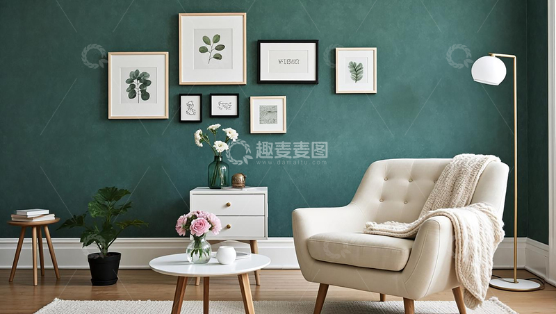 客厅家居陈设摄影