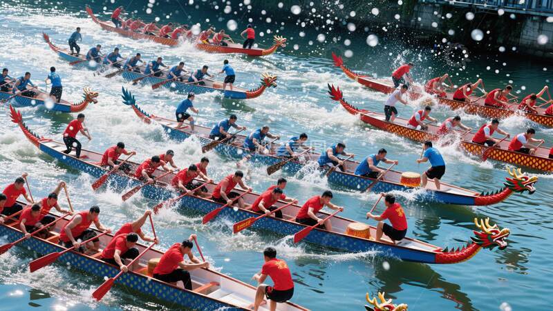 高清大图下载【趣麦麦图】端午  龙舟赛  摄影 5