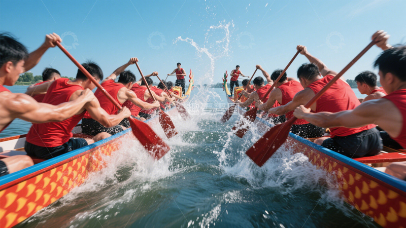 高清大图下载【趣麦麦图】端午  龙舟赛  摄影 1