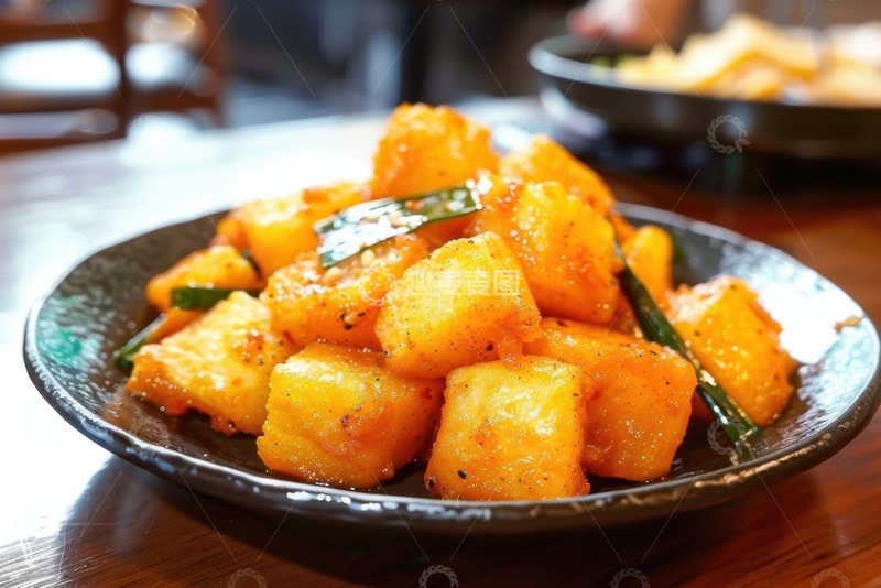 高清大图下载【趣麦麦图】一盘炒土豆块美食1