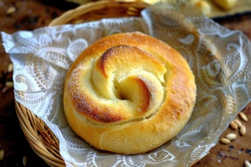 美味的花卷面包