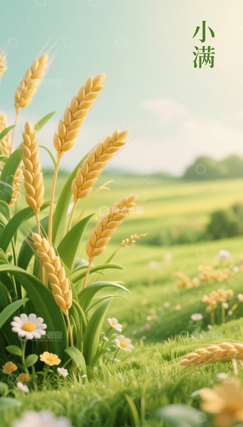 高清大图下载【趣麦麦图】小满海报30