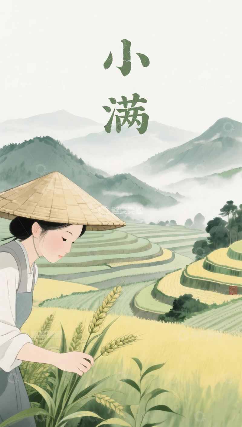 高清大图下载【趣麦麦图】小满海报18