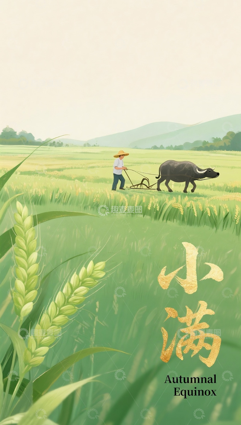 高清大图下载【趣麦麦图】小满海报5