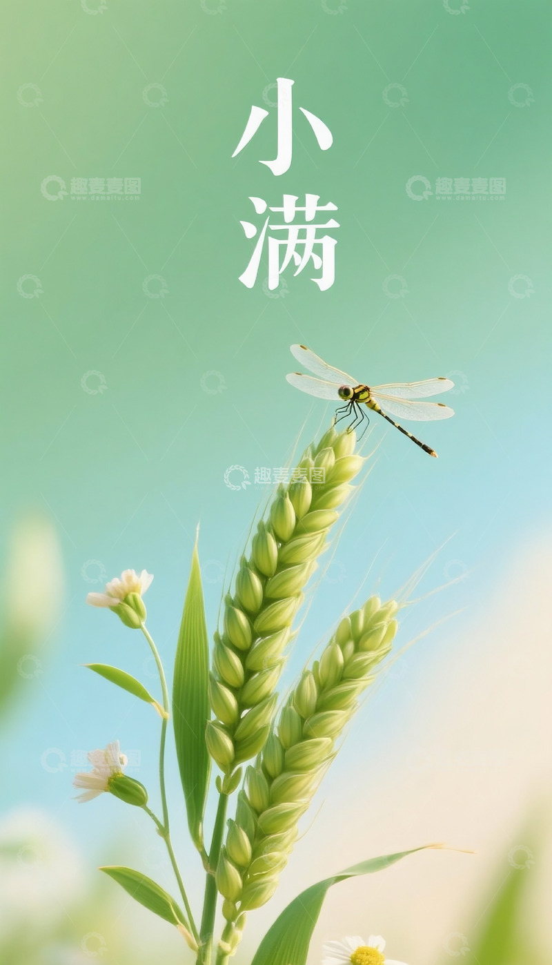 高清大图下载【趣麦麦图】小满海报9
