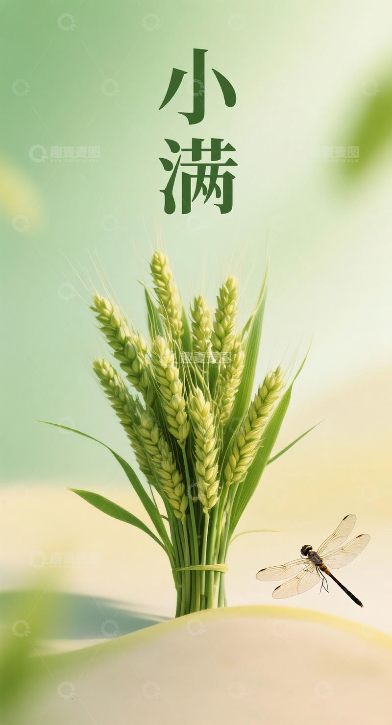 高清大图下载【趣麦麦图】小满海报24