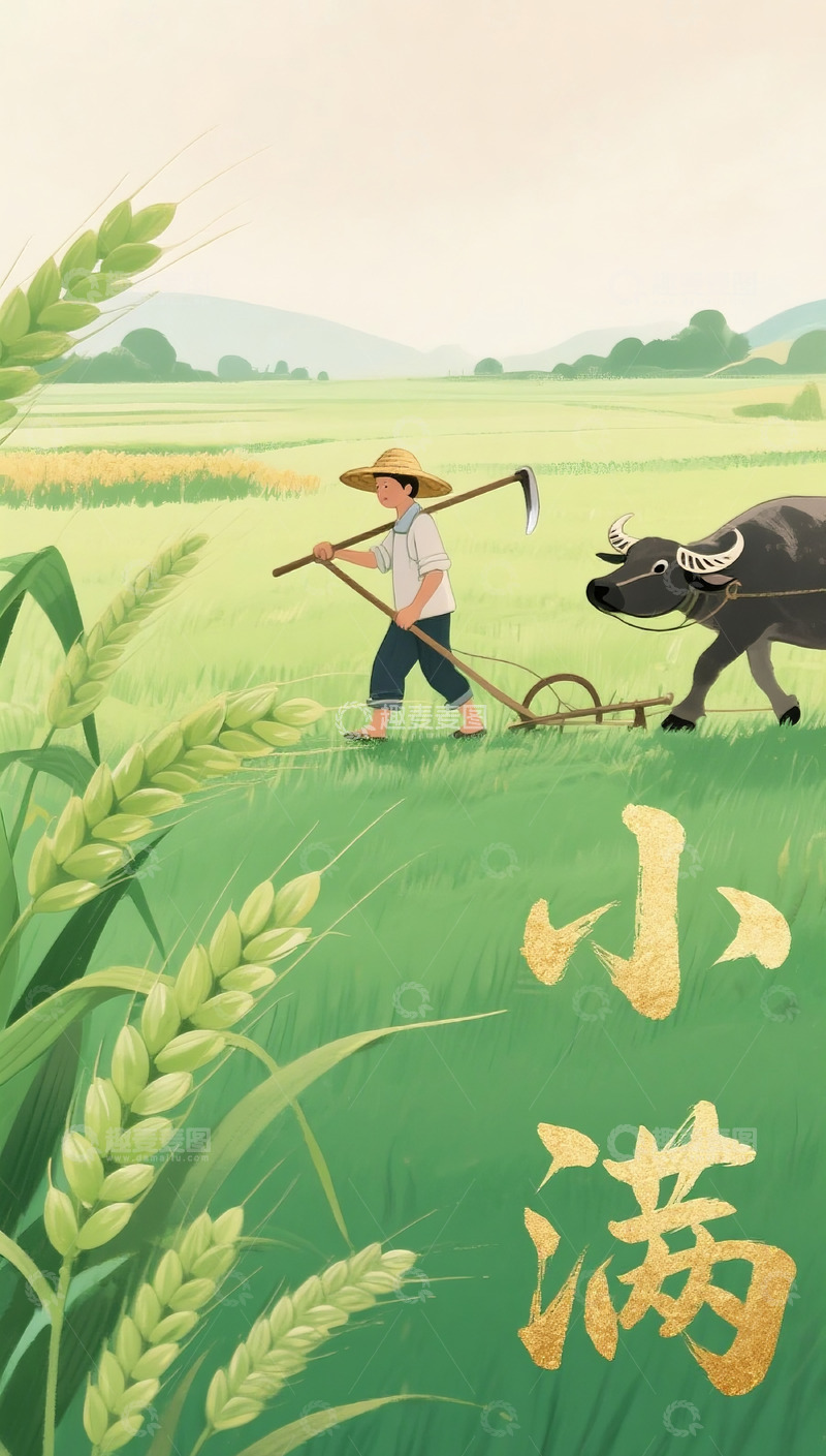 高清大图下载【趣麦麦图】小满海报4