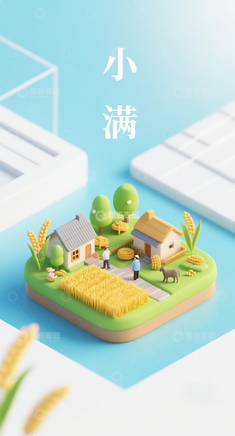 高清大图下载【趣麦麦图】小满海报23