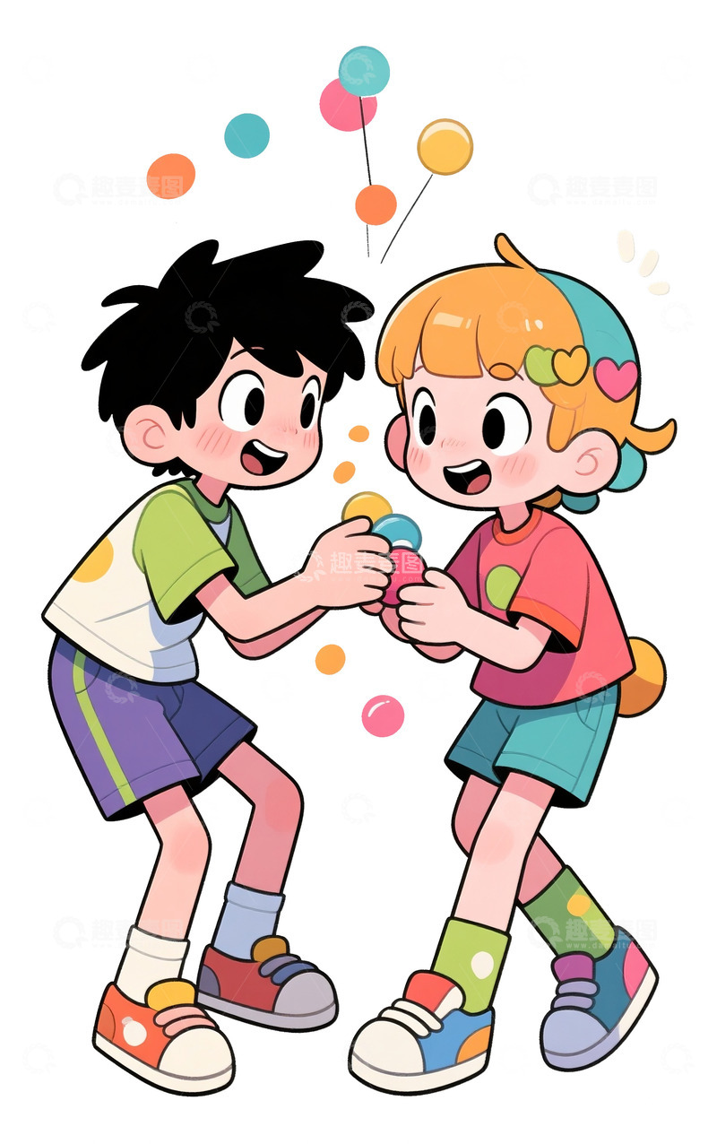 高清大图下载【趣麦麦图】61儿童节小孩4
