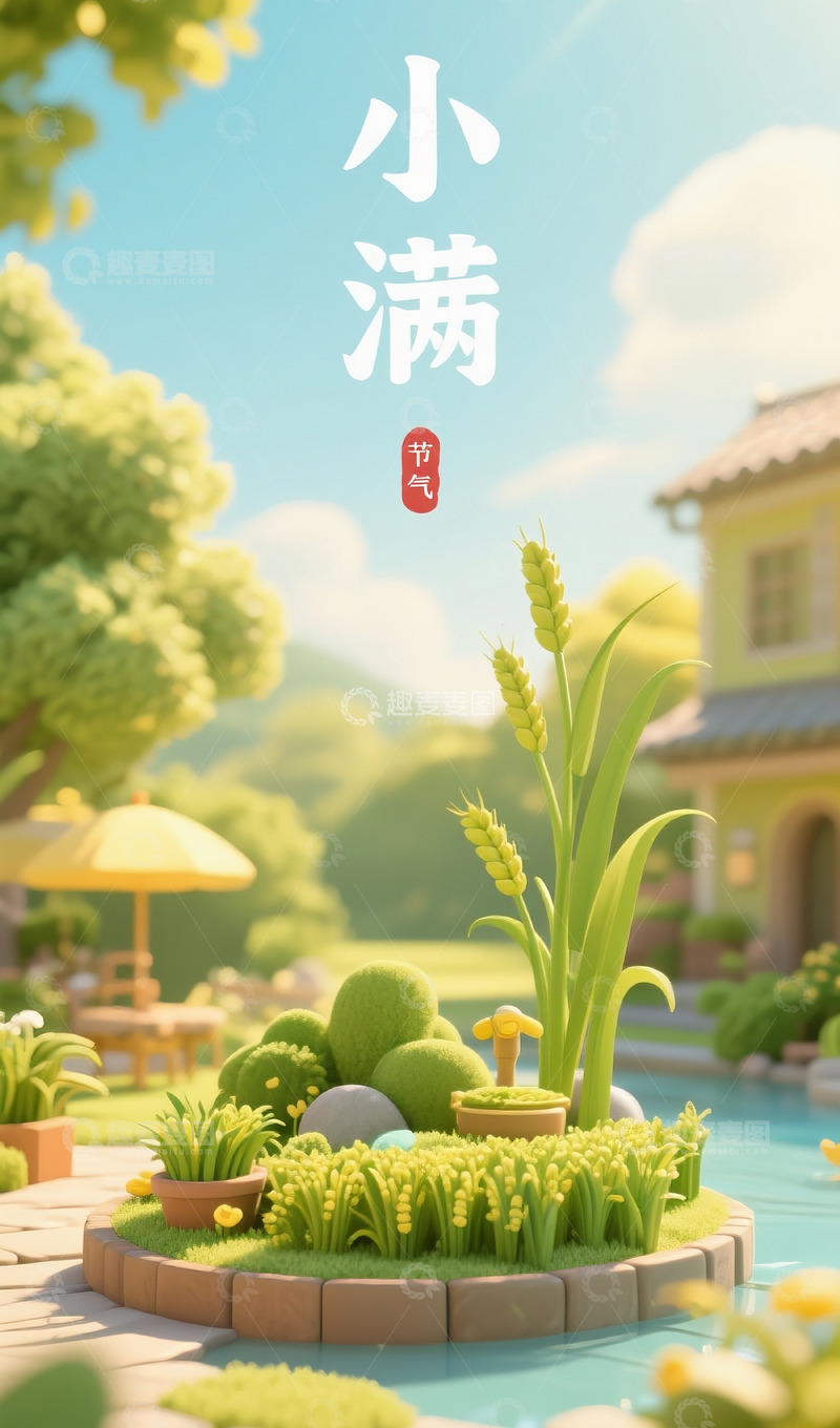 高清大图下载【趣麦麦图】小满海报27