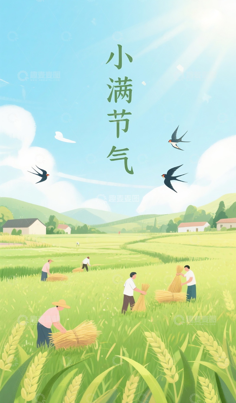 高清大图下载【趣麦麦图】小满海报44