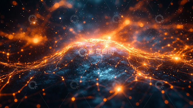 高清大图下载【趣麦麦图】光效海报背景素材11