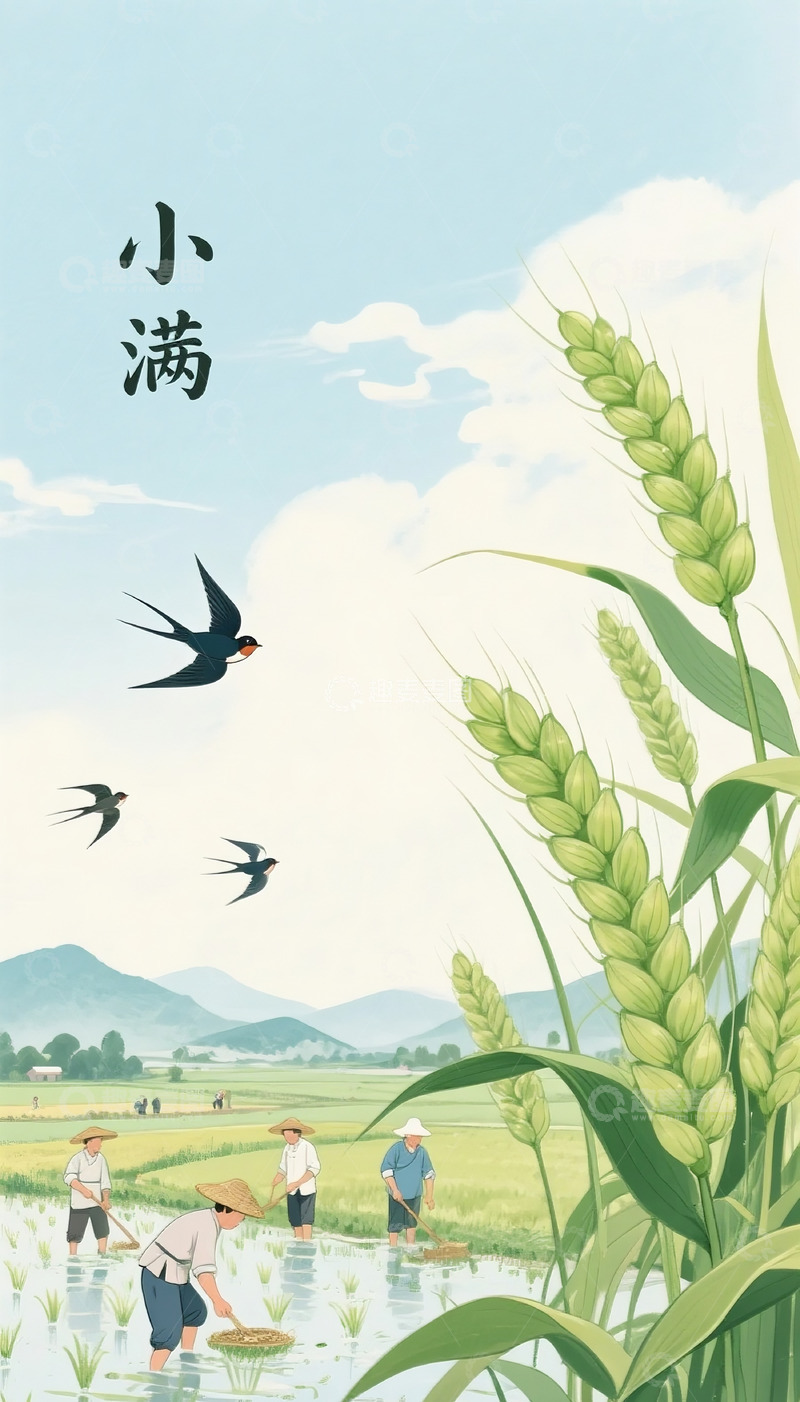 高清大图下载【趣麦麦图】小满海报58