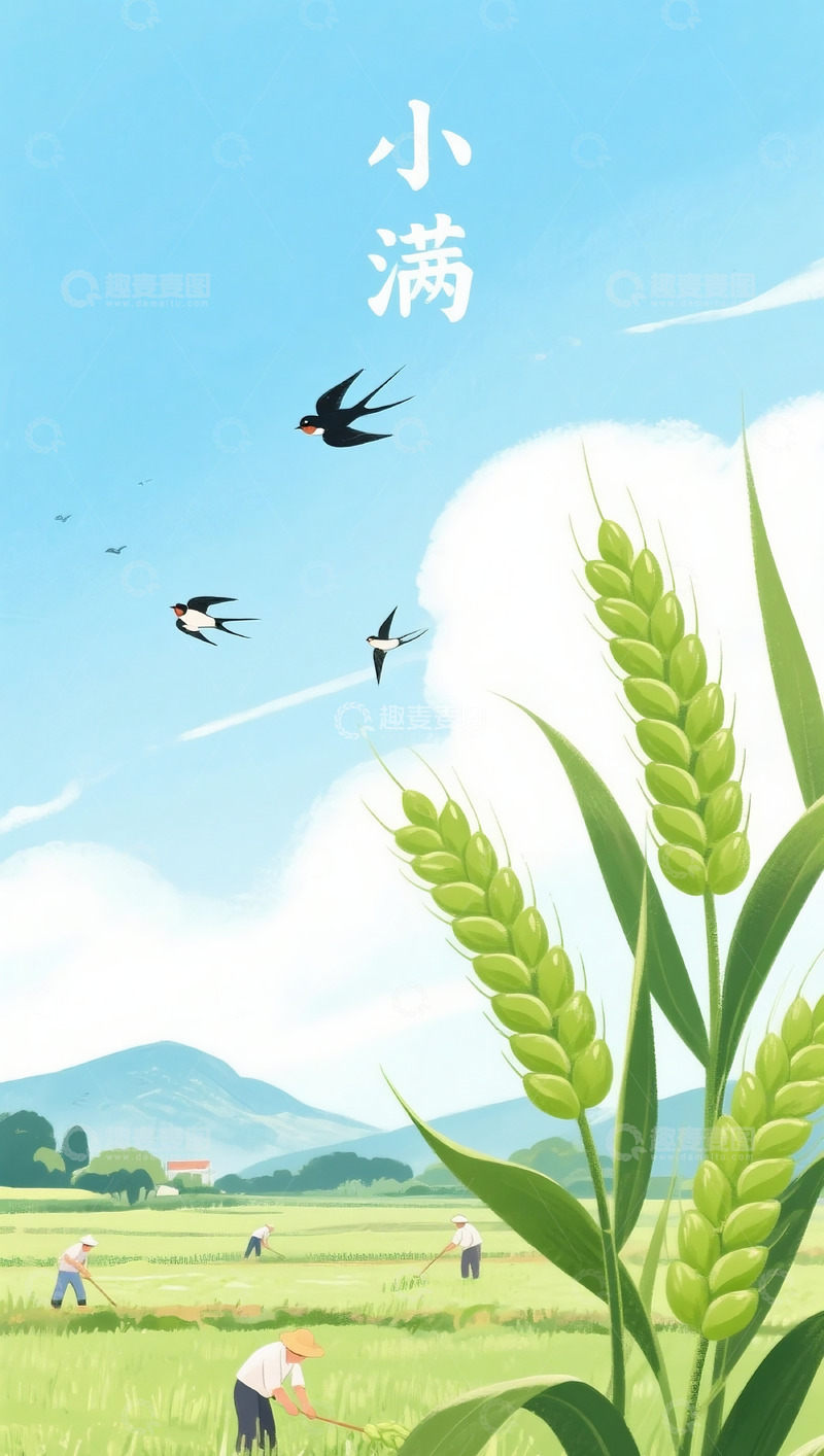 高清大图下载【趣麦麦图】小满海报38