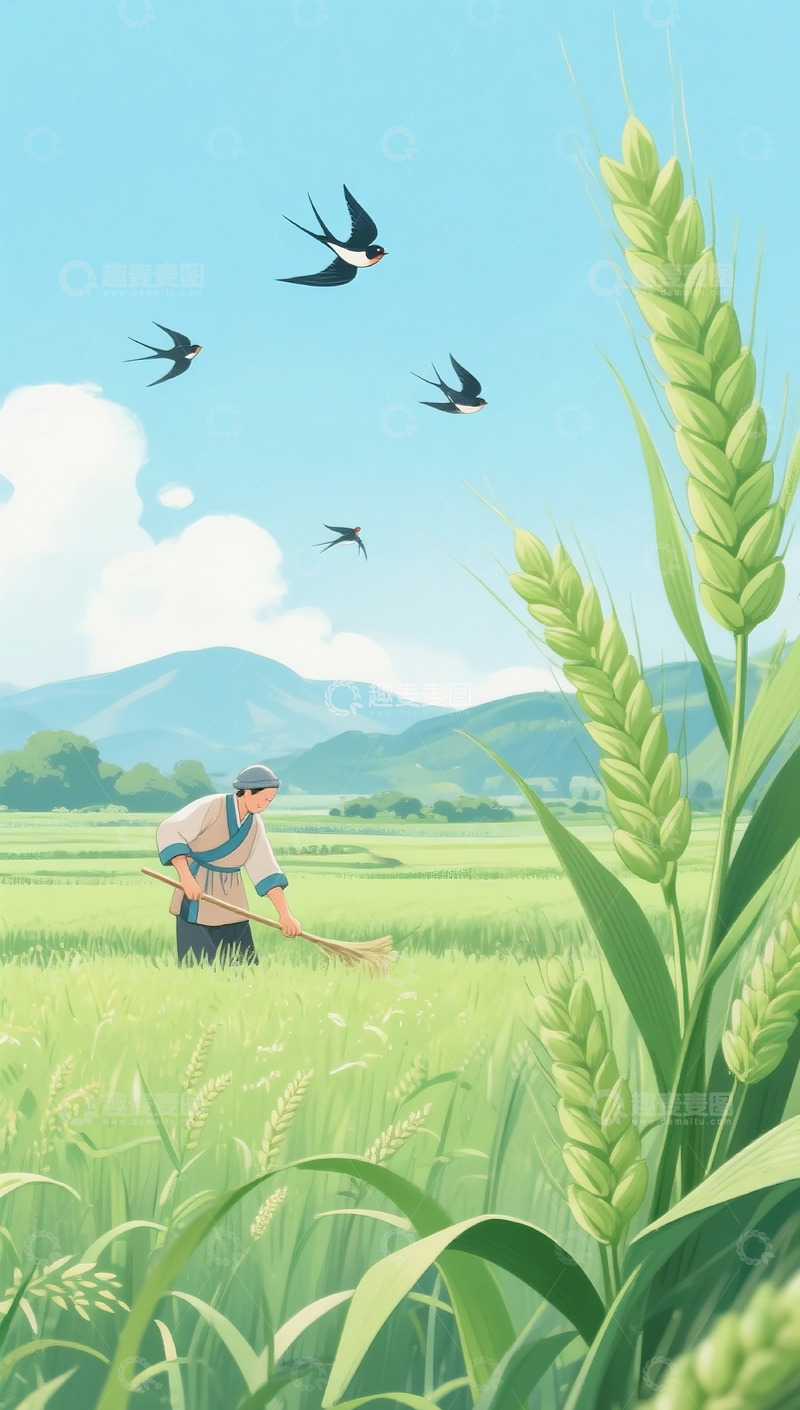 高清大图下载【趣麦麦图】小满海报39