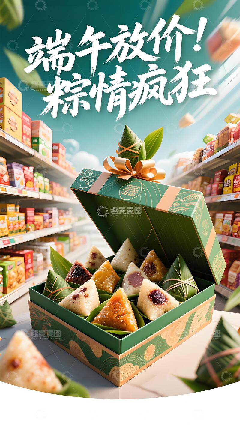 高清大图下载【趣麦麦图】端午节海报138