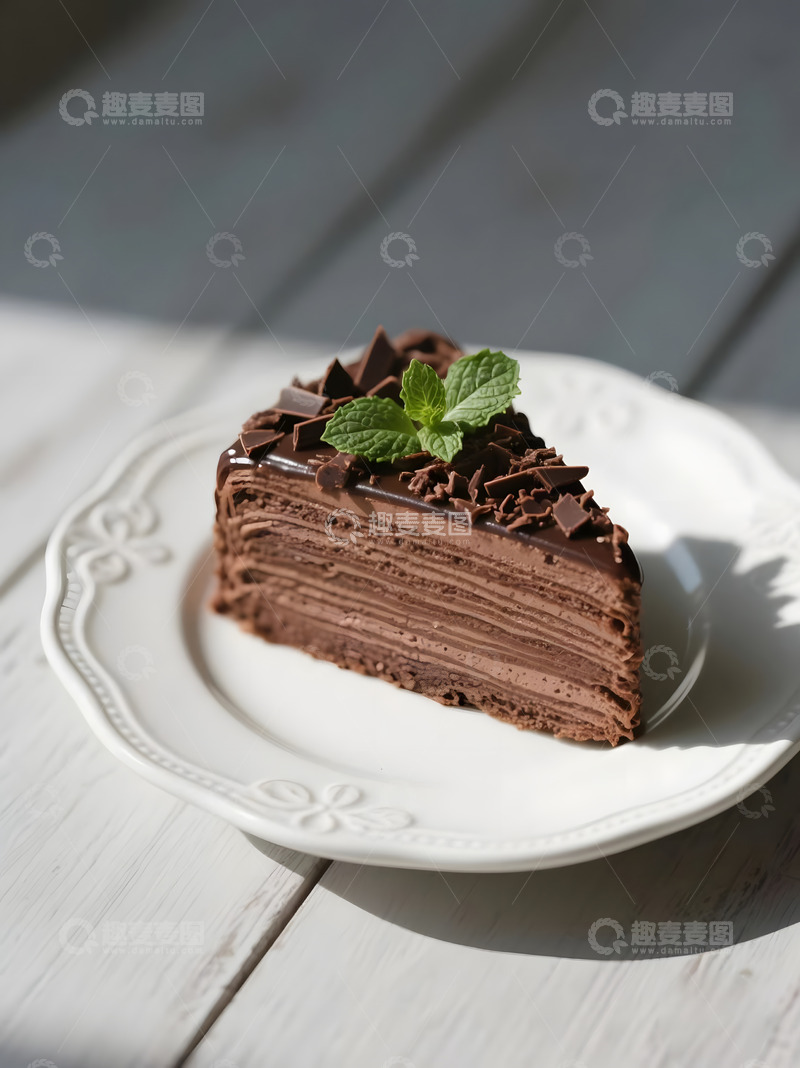 巧克力千层蛋糕