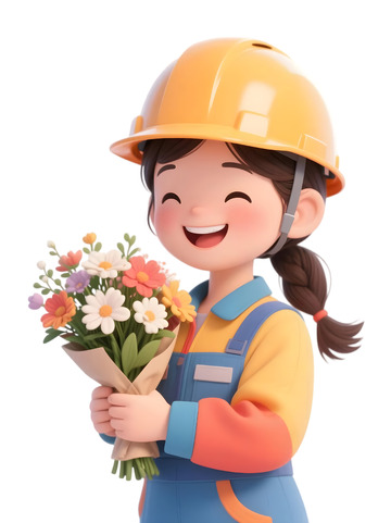卡通人物节日元素