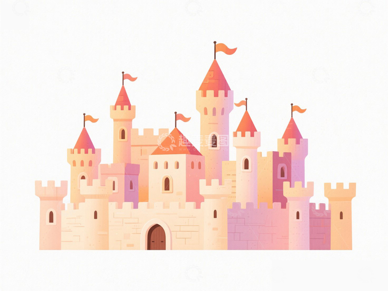 高清大图下载【趣麦麦图】梦幻卡通城堡4