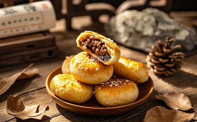 高清大图下载【趣麦麦图】黄山小烧饼10