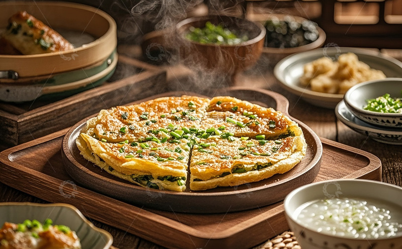 高清大图下载【趣麦麦图】韭菜饼5